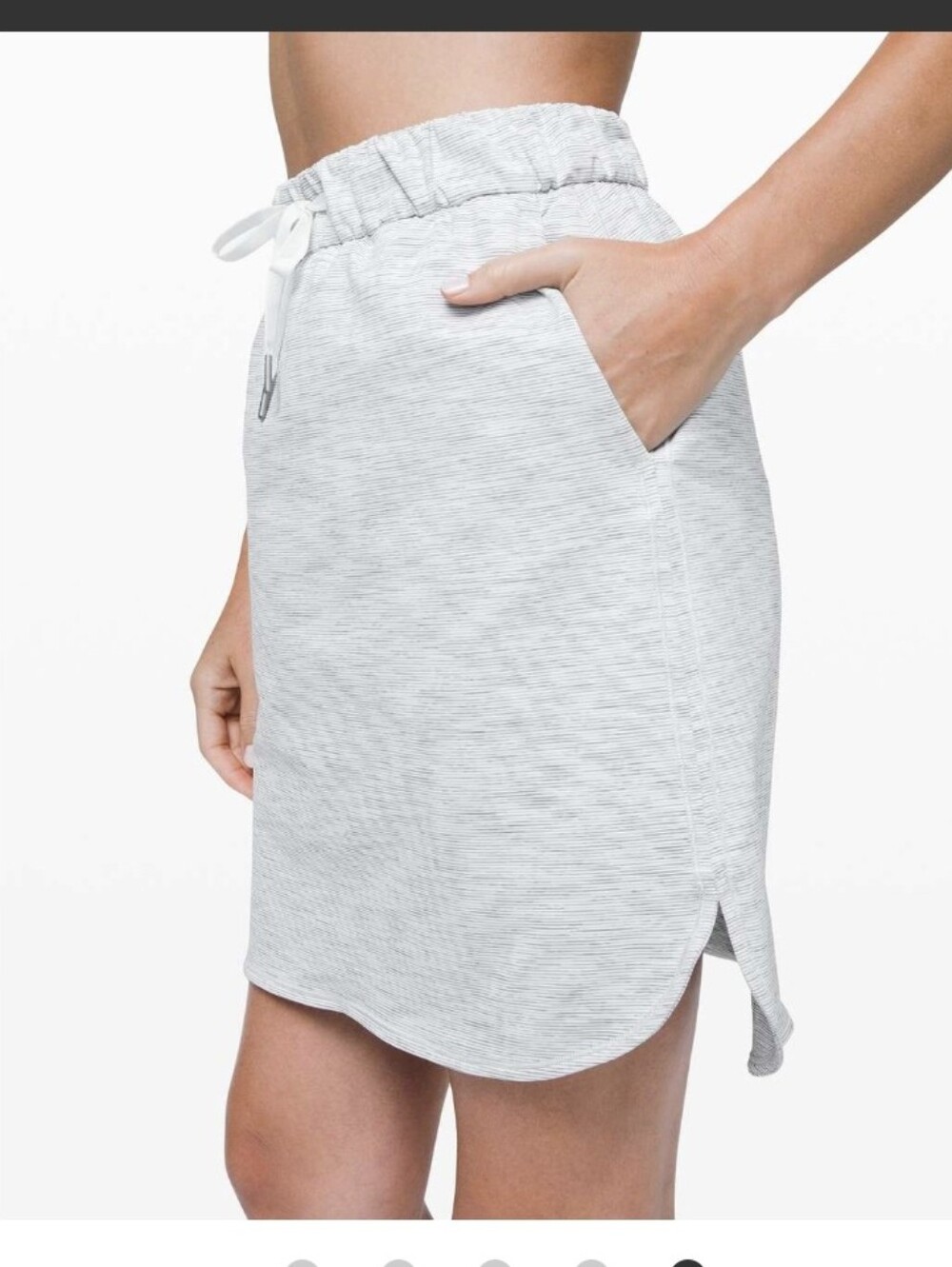 Lululemon On The Fly Gray Skirt Size 10